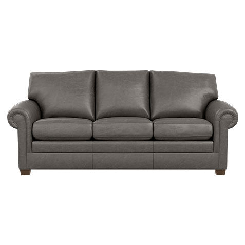 Conor Three-Seat Leather Sofa image