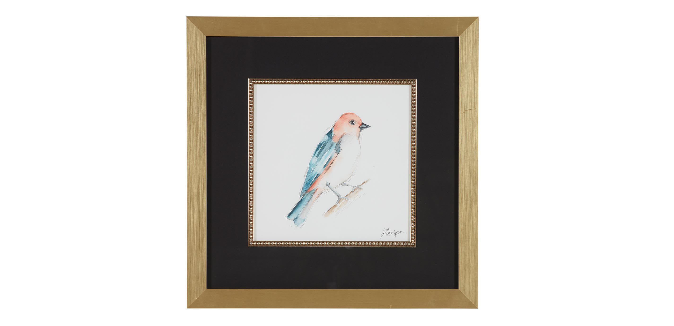 Watercolor Songbird III