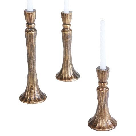 Caspius Antique Brass Candlestick image