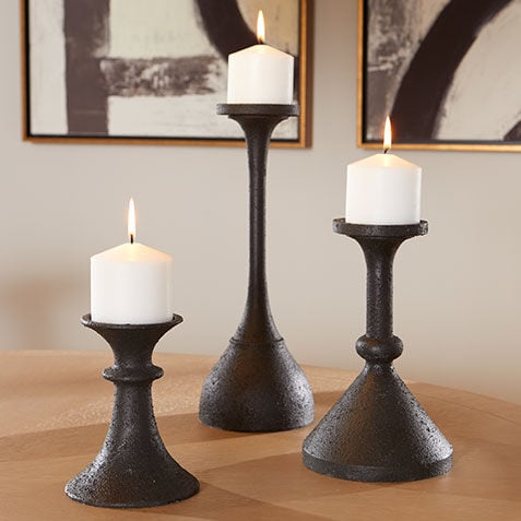 Waylan Candlestick Pillar Product Tile Hover Image 430520PMST