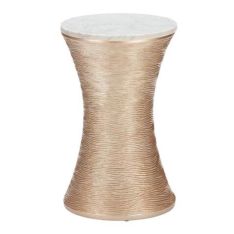 Colmar Marble-Top Accent Table image