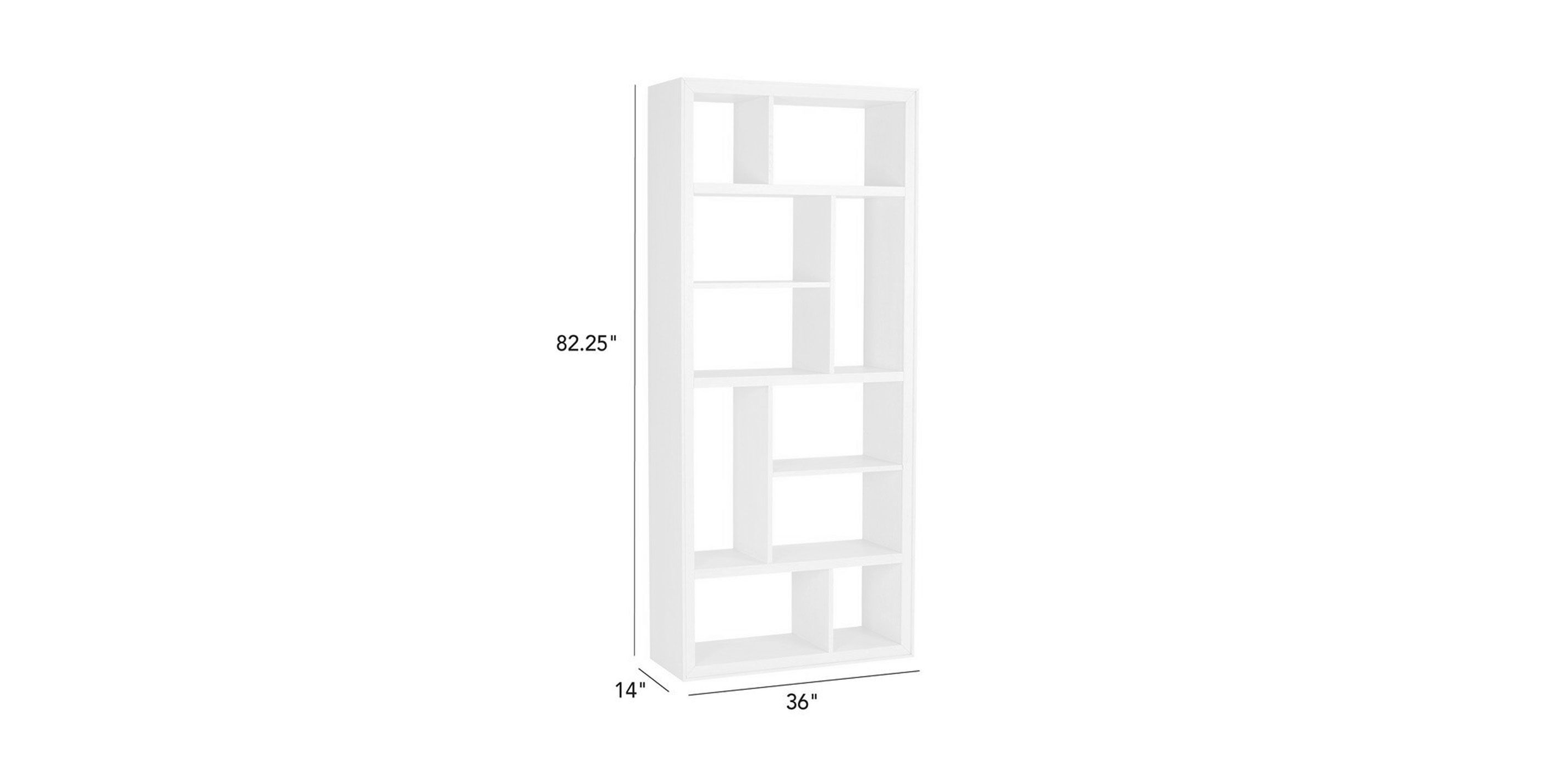 Curson Oak Display Bookcase_1