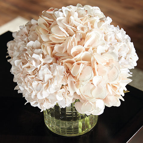Hydrangea Bouquet in Cut-Glass Vase Product Tile Hover Image 443778MST