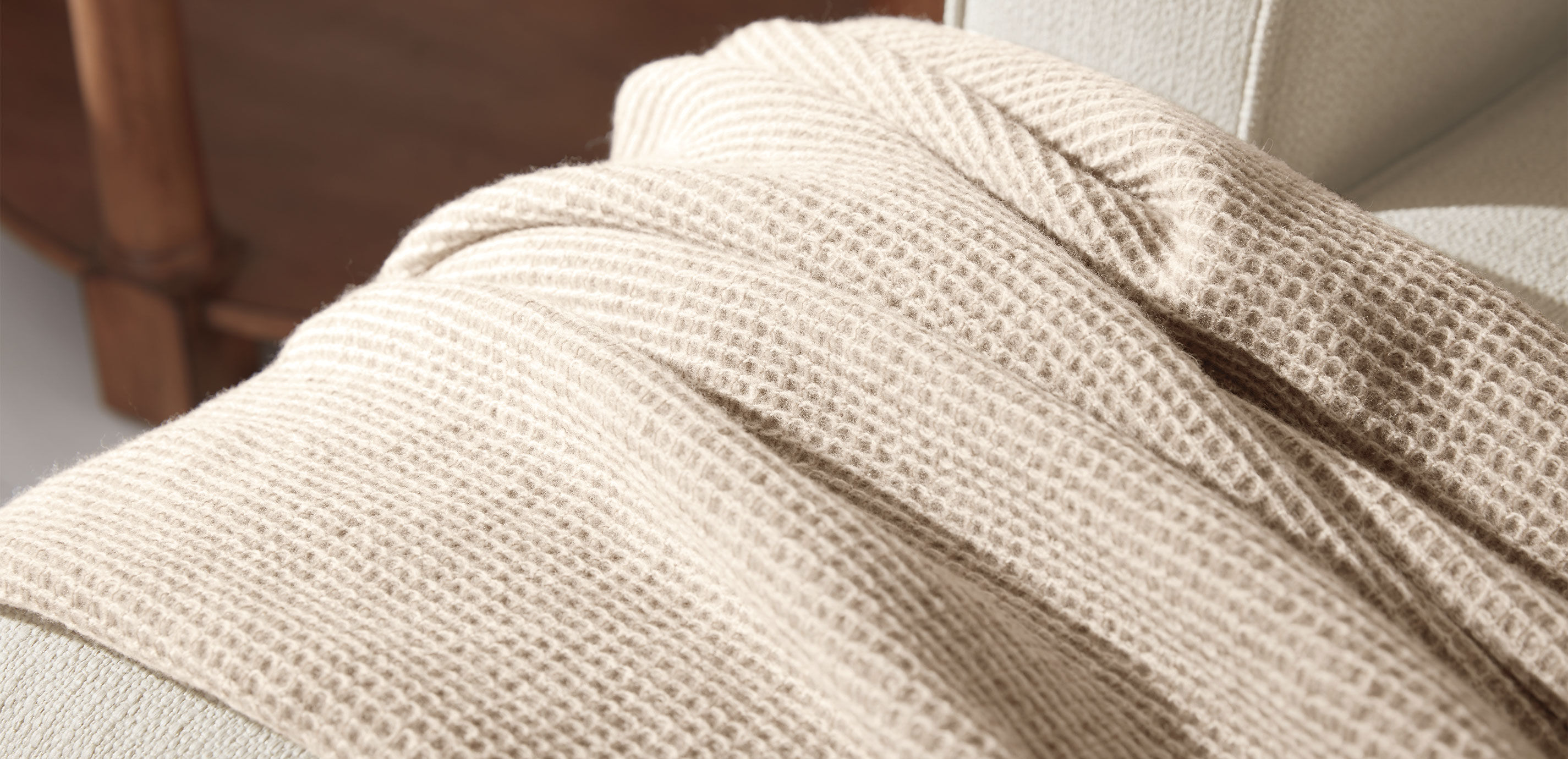 Rossi Waffle-Knit Wool Throw_6