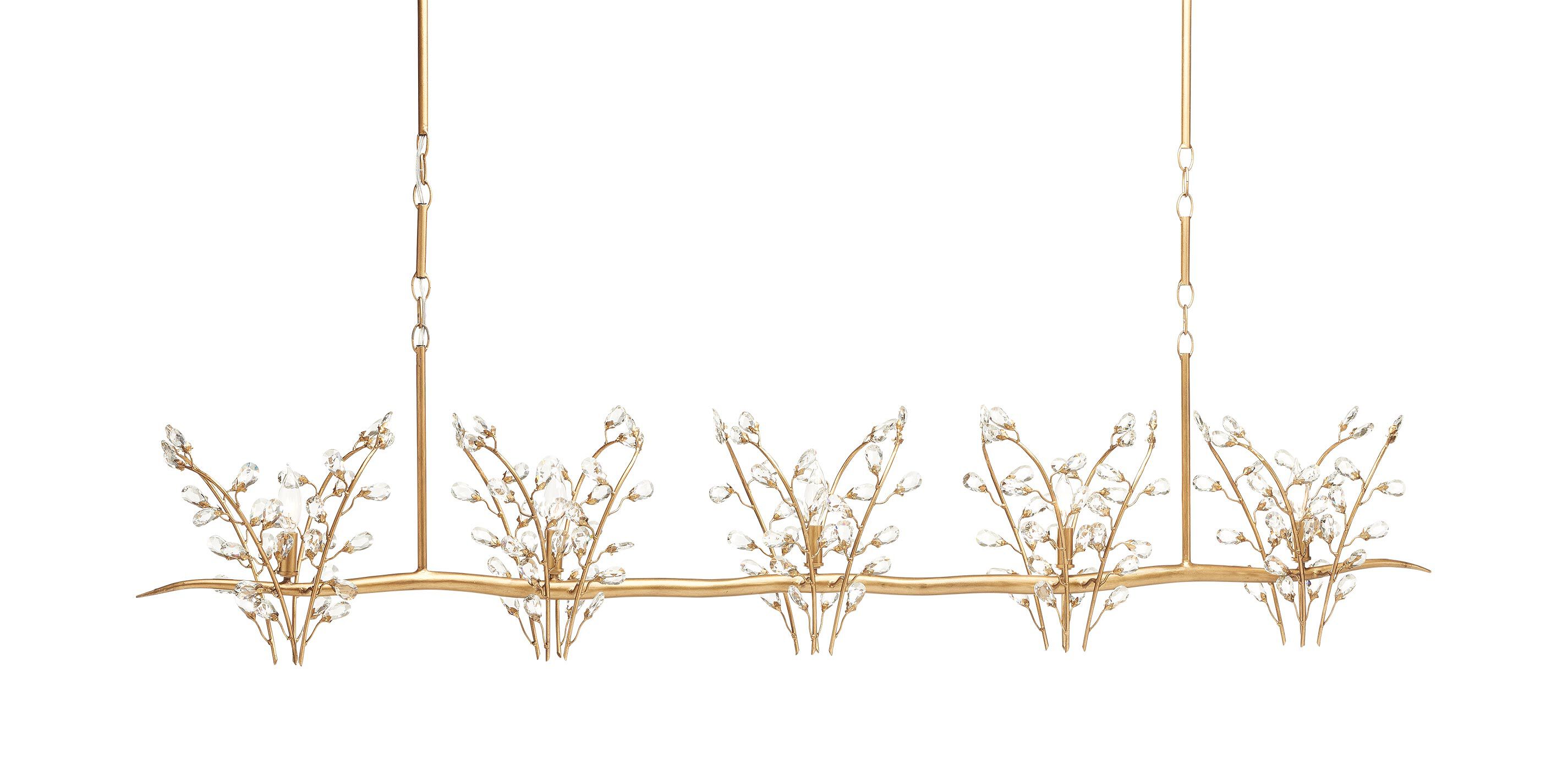Clara Linear Crystal Chandelier