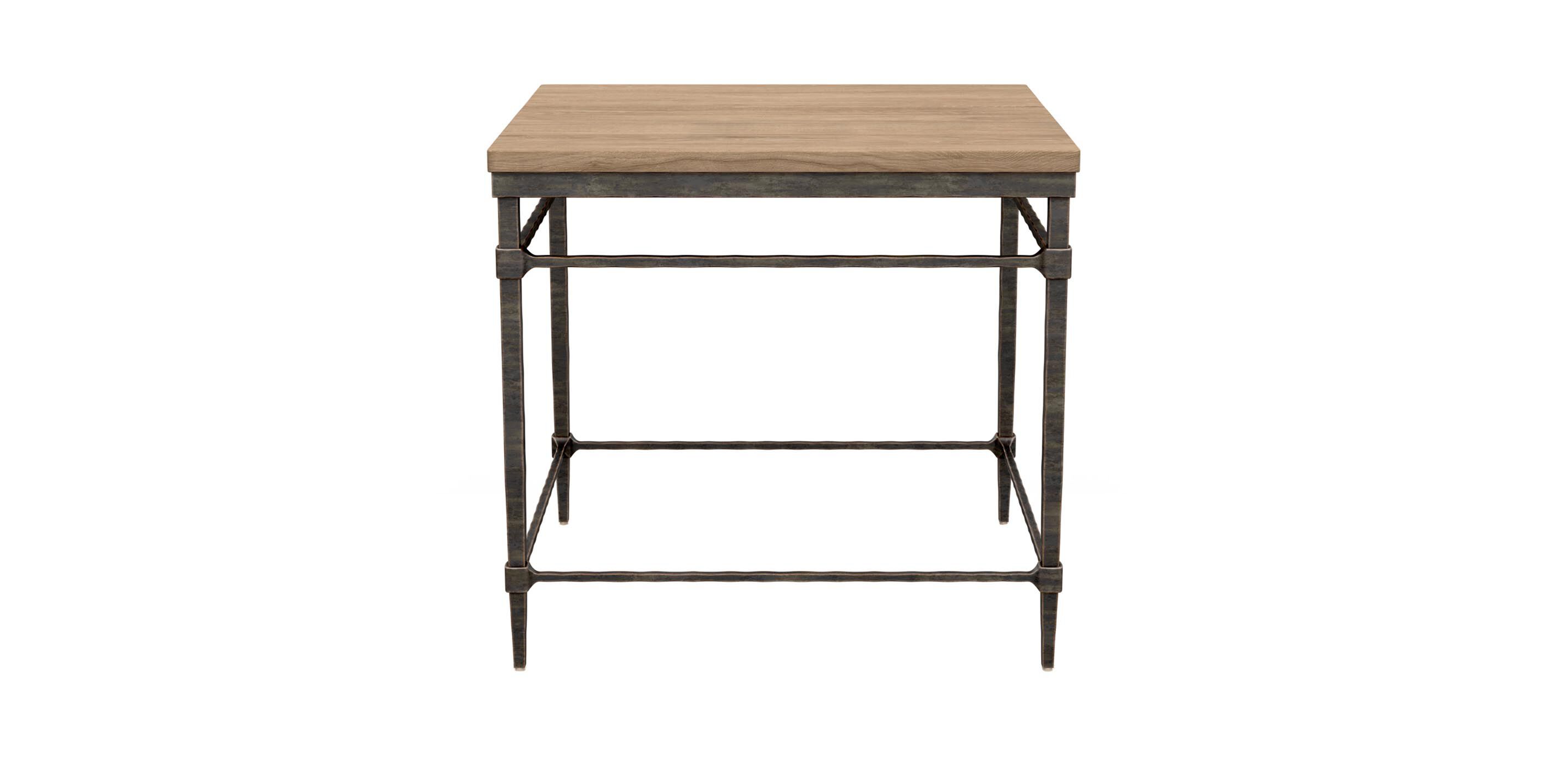 Vida Wood-Top End Table