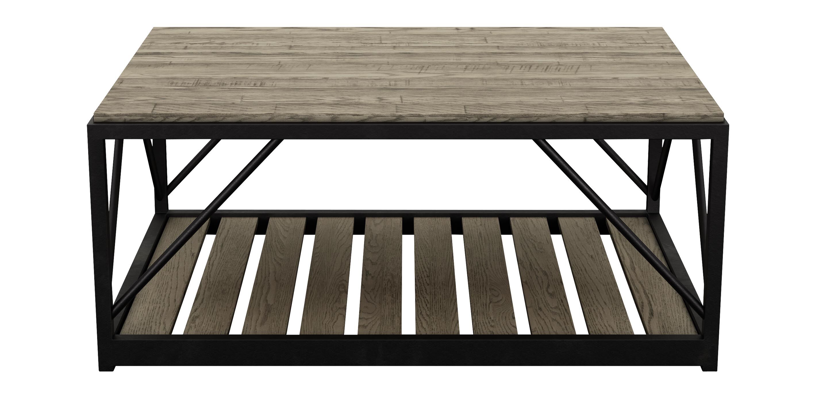 Beam Metal Base Coffee Table