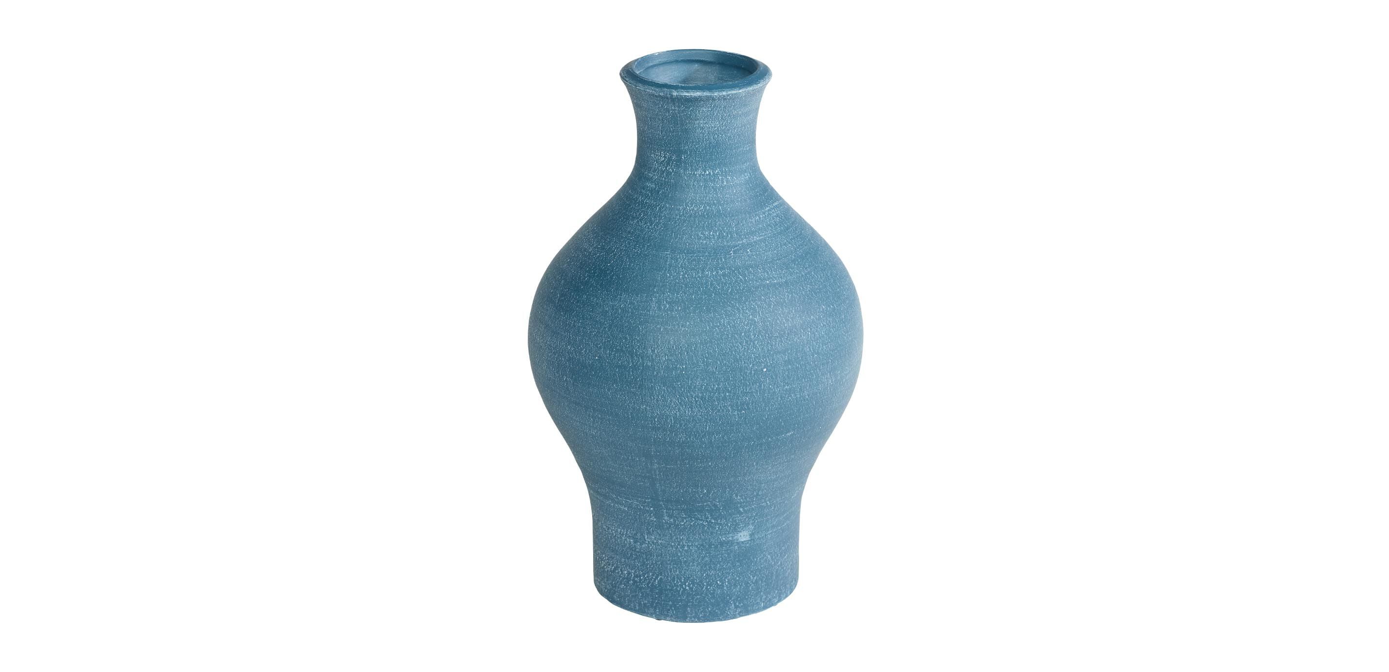 Washed Ceramic Vase, Large