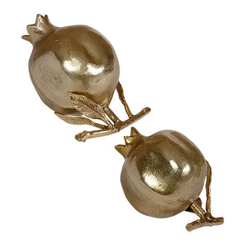 Gold Pomegranate Sculptures image