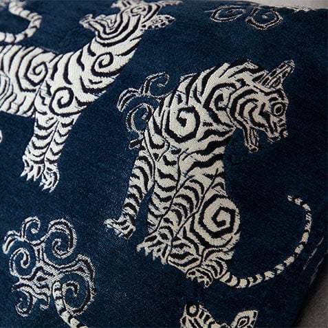 Velvet Tiger Pillow Product Tile Hover Image 065792MST