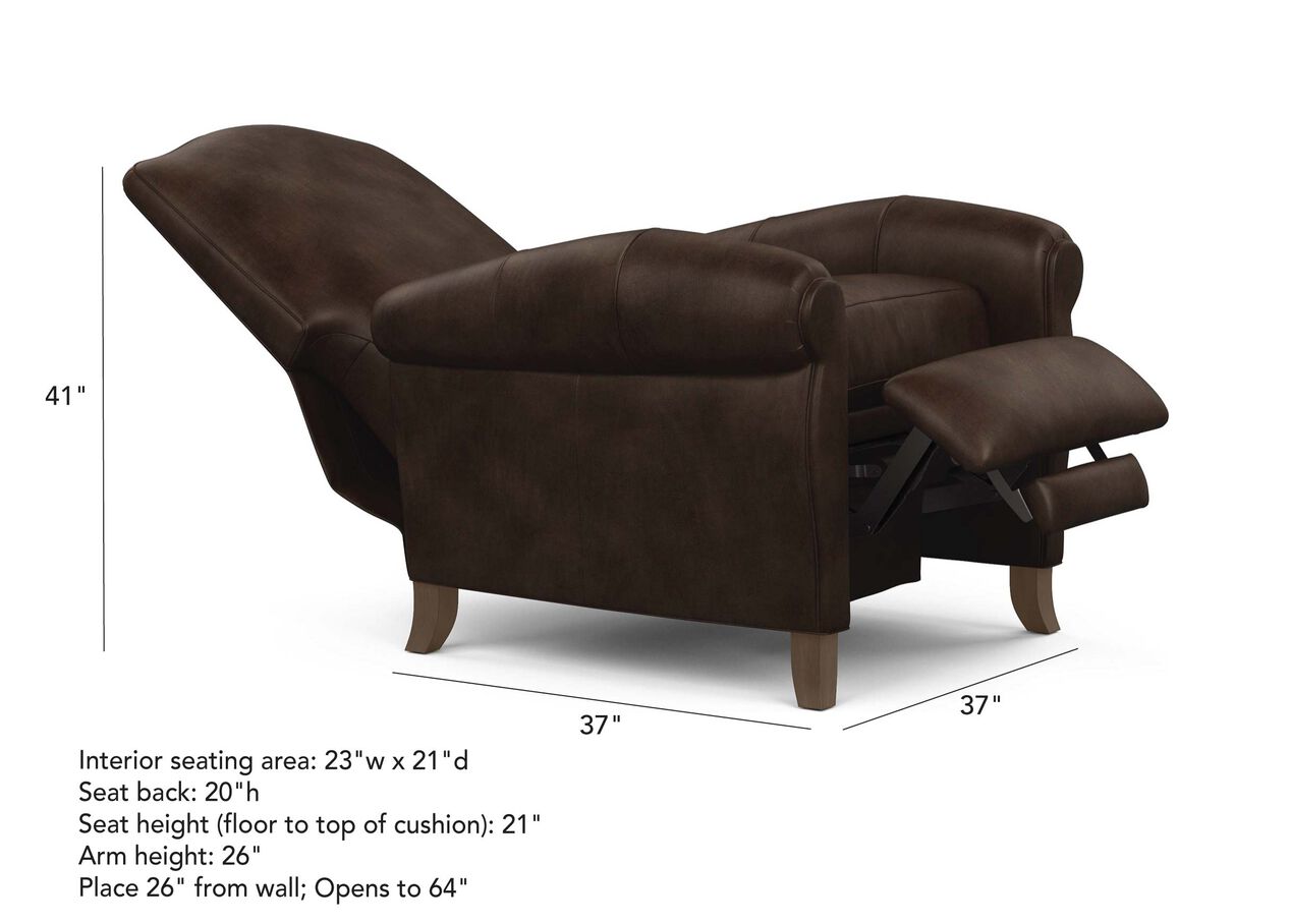 Paloma Leather Recliner Recliners Ethan Allen