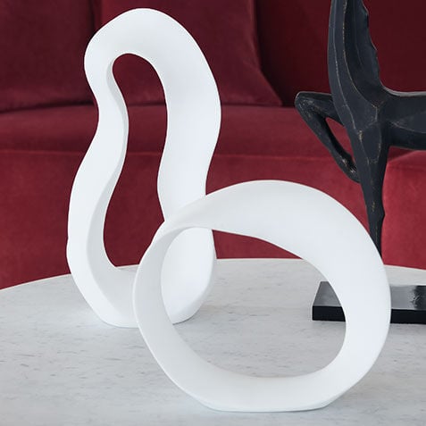 Ribbon Sculpture Product Tile Hover Image 432491A  WHT