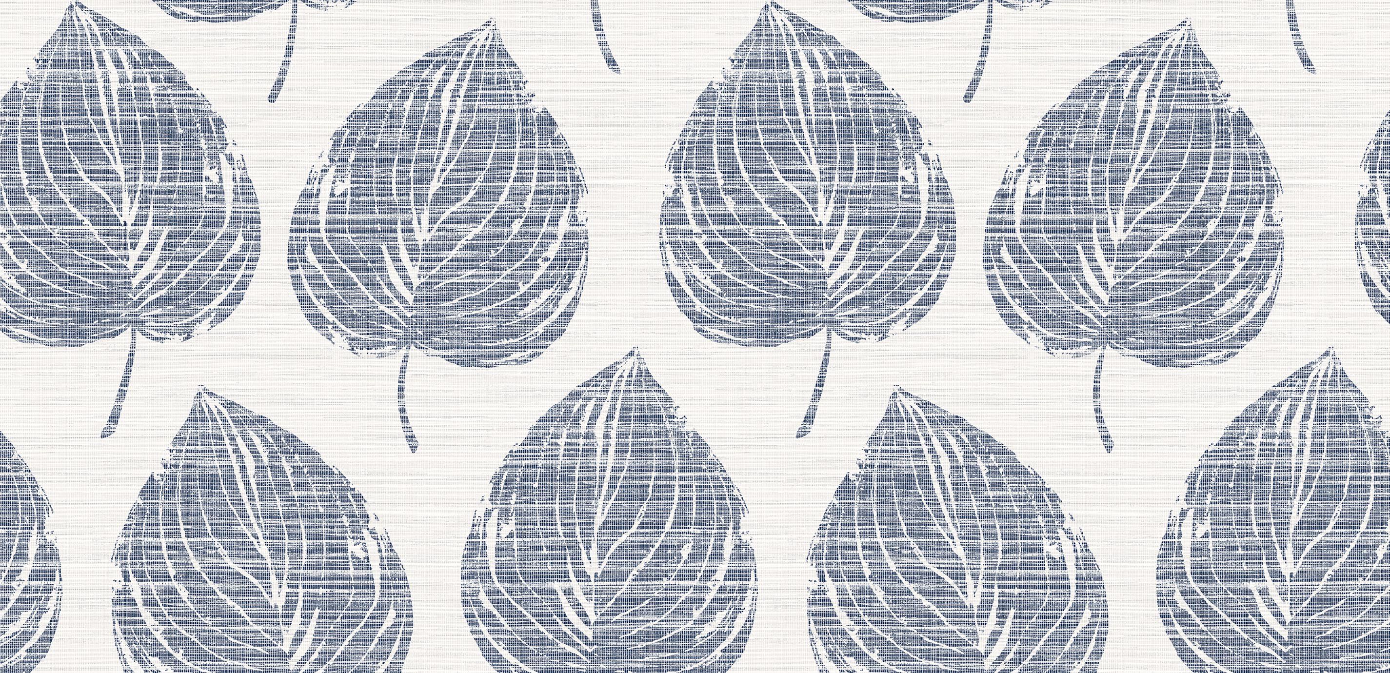 Fanning Leaf Textured Wallpaper