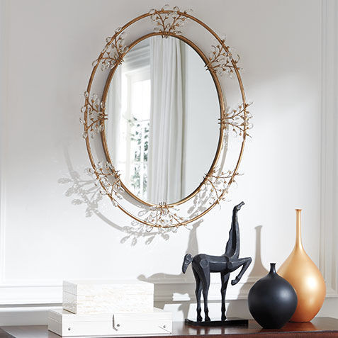 Clara Oval Mirror Product Tile Hover Image 074130
