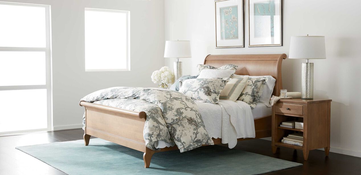 Chloé Bed Ethan Allen Sleigh Beds Ethan Allen