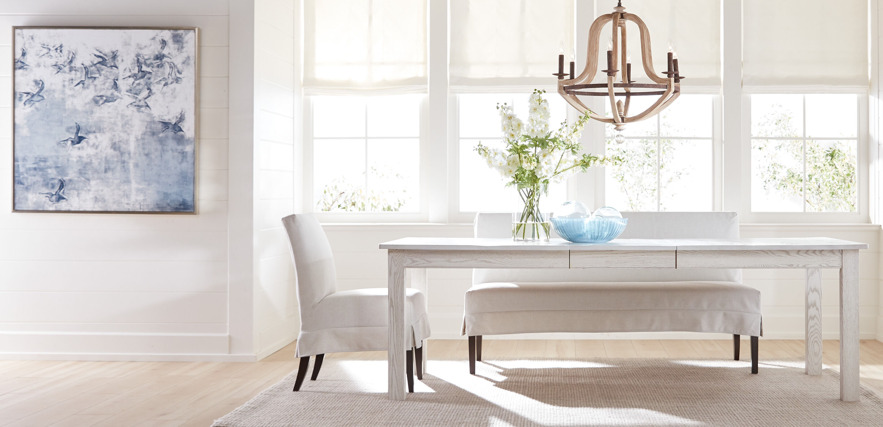 Clinton Slipcovered Dining Bench_6