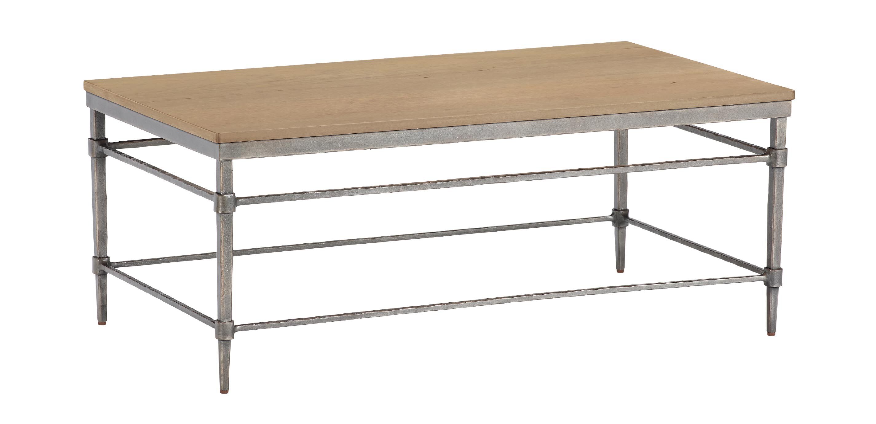 Vida Rectangular Wood-Top Coffee Table_1