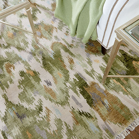 Nouveau Green Ikat Rug Product Tile Hover Image 041688