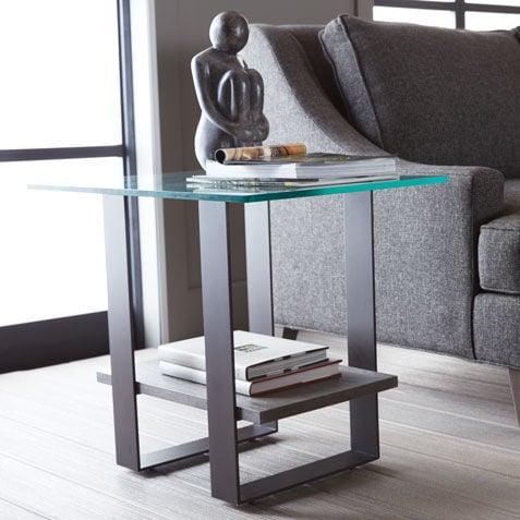 Rosemoor Glass-Top End Table Product Tile Hover Image 148003