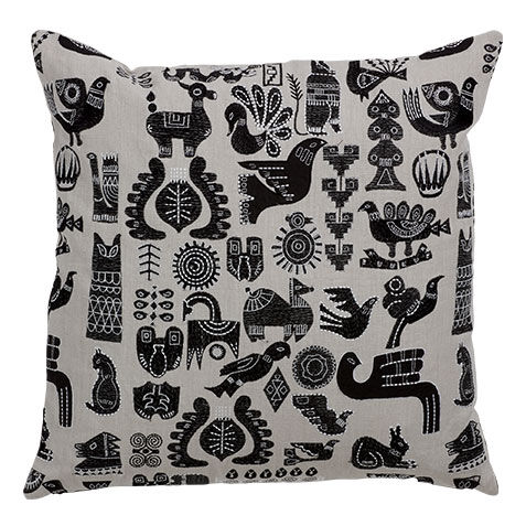 Embroidered Animal Pillow image