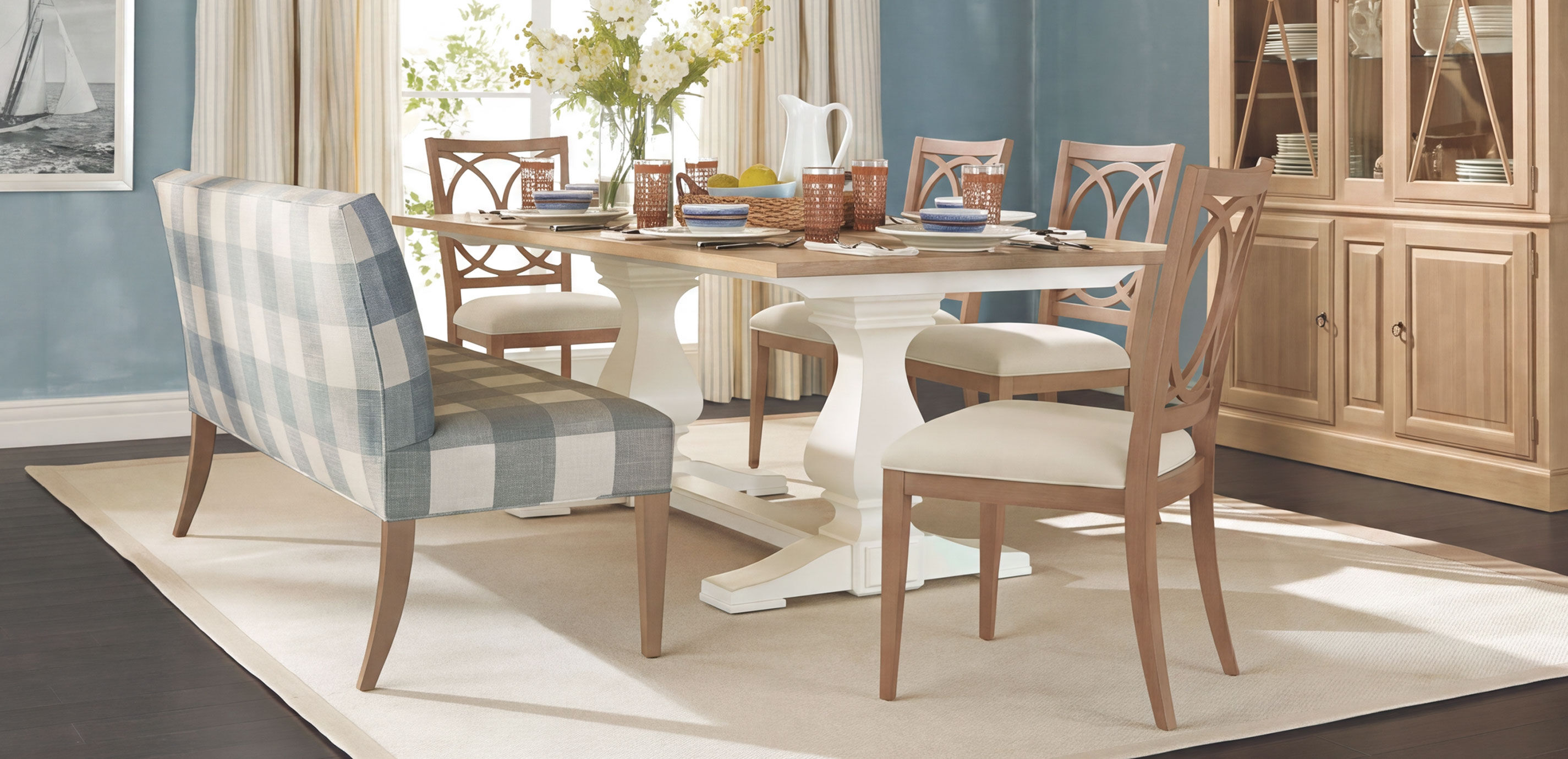 Cameron Rustic Dining Table, In Stock_3