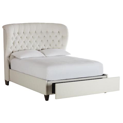 Woolson Tufted Upholstered Storage Bed image