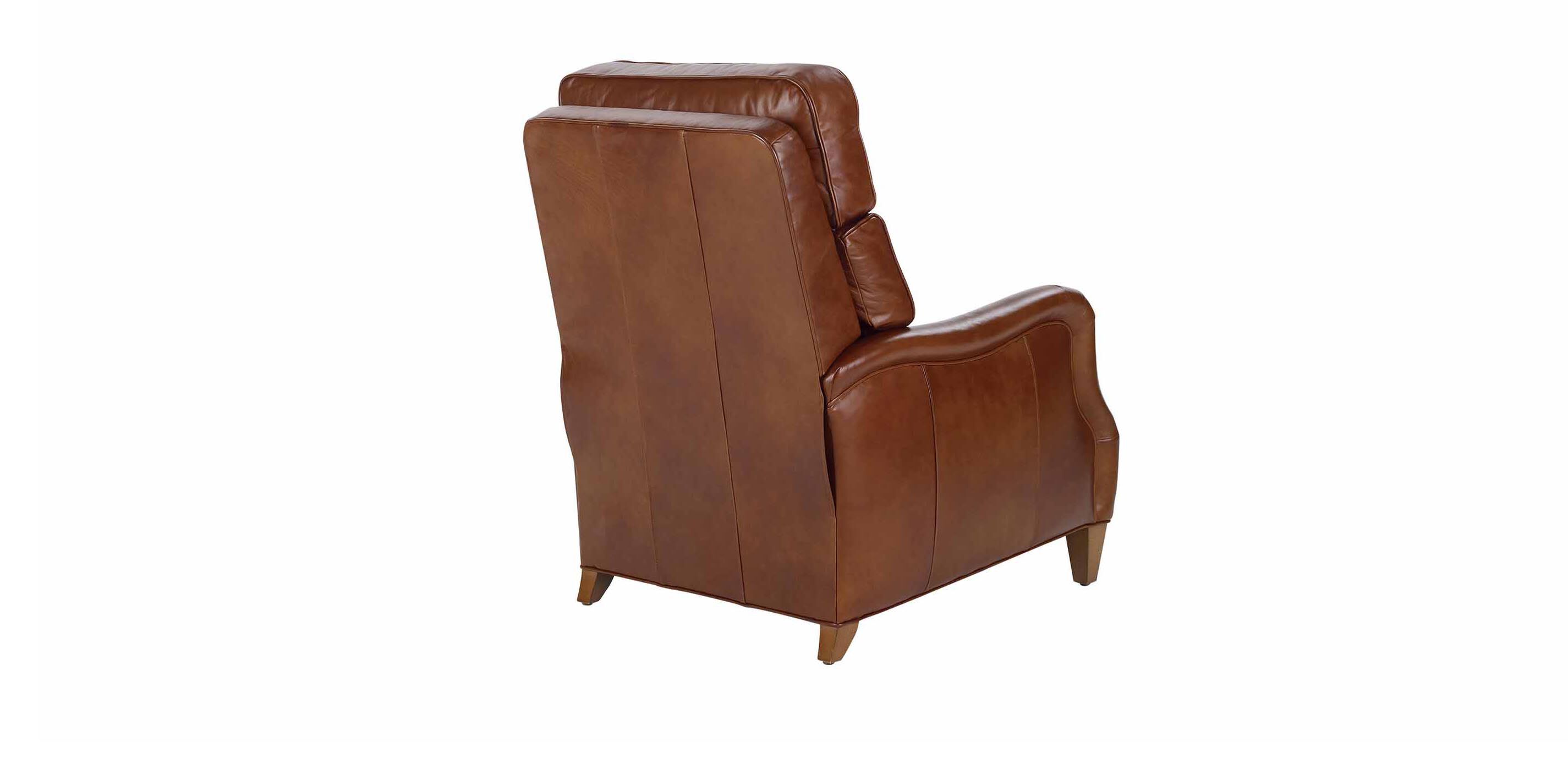 Aiden Leather Recliner, Old English/Saddle_5