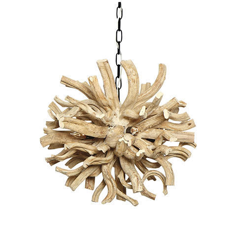 Small Minetto Wood Chandelier image