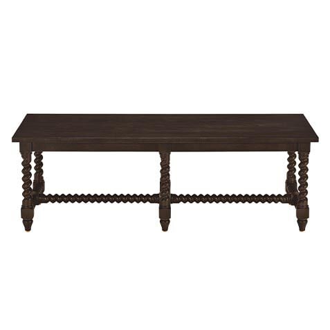 Madalynn Rectangular Barley Twist Coffee Table image