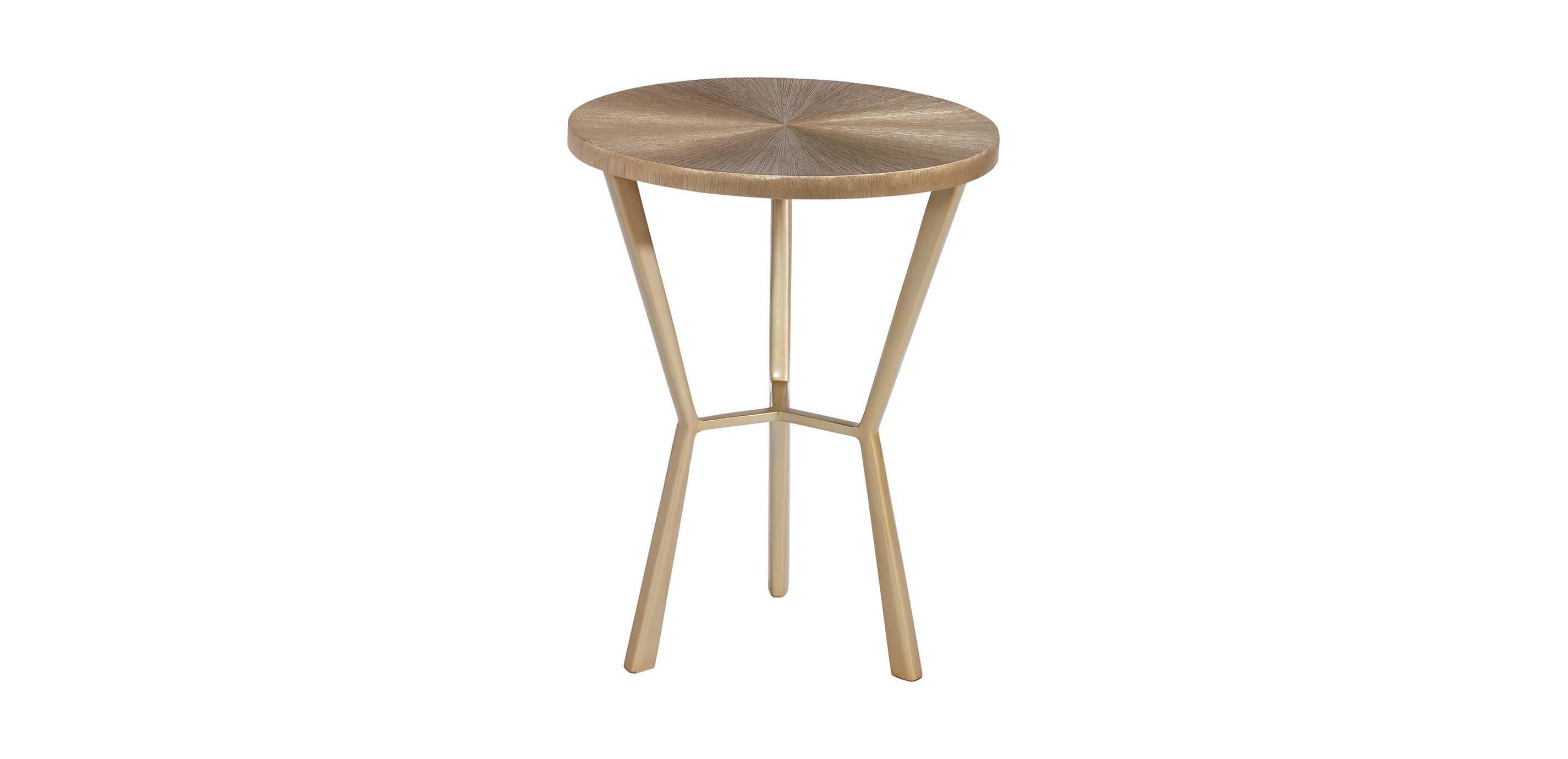 Tasha Aluminum Accent Table