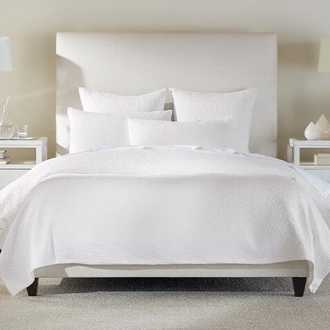 Matelass&eacute; Vine Coverlet and Shams Set image