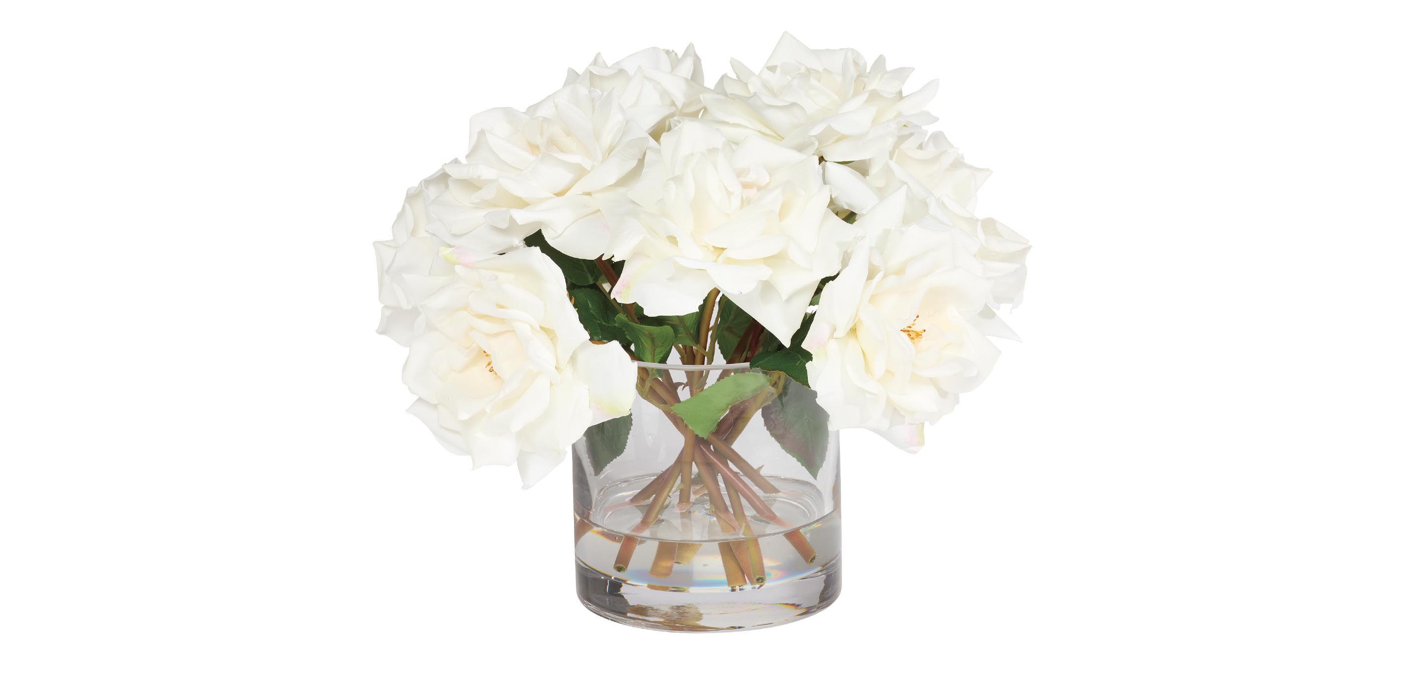 Rose Bouquet in Cylinder Vase_1