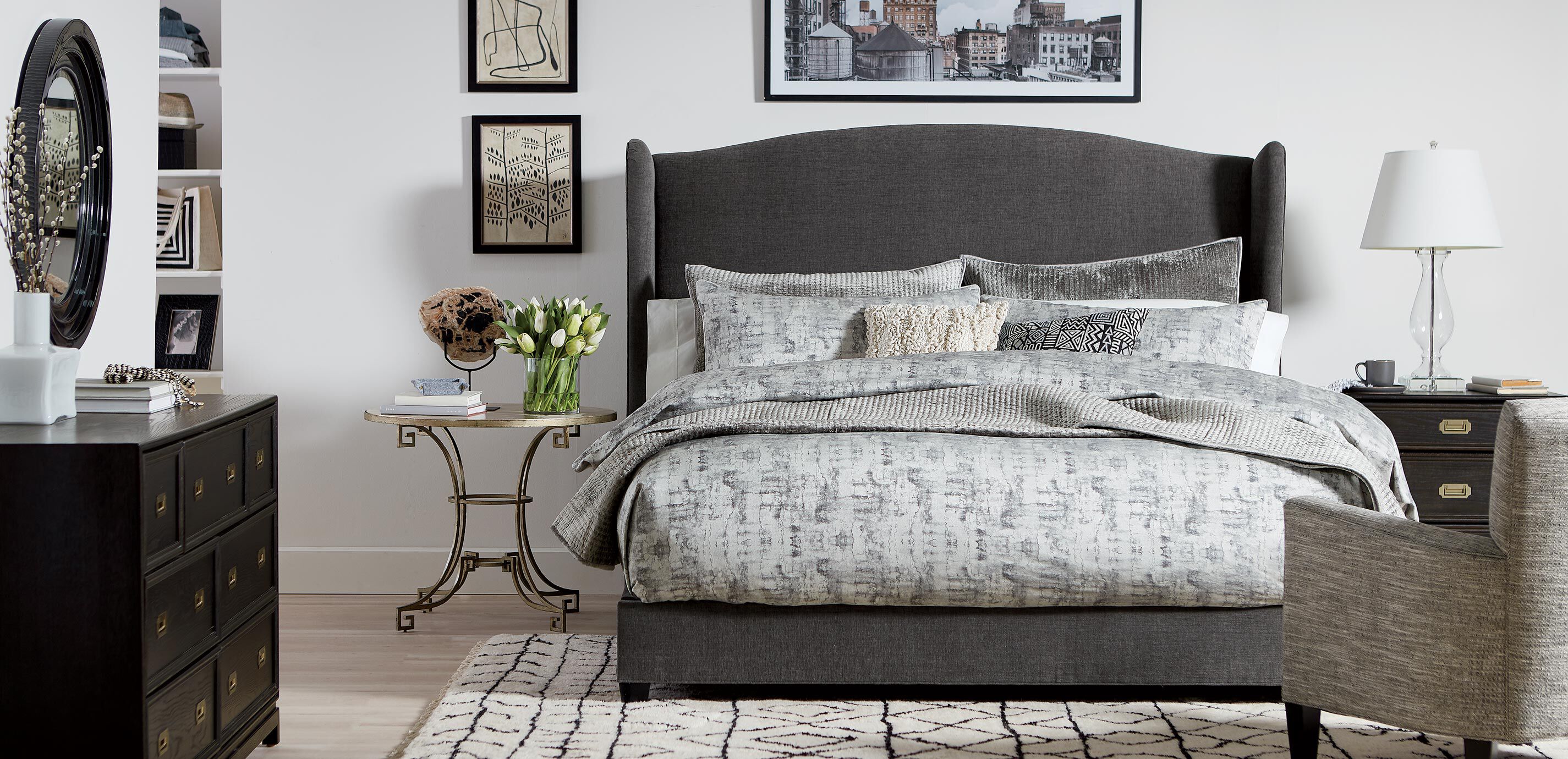 Marbled Jacquard Duvet Cover_6