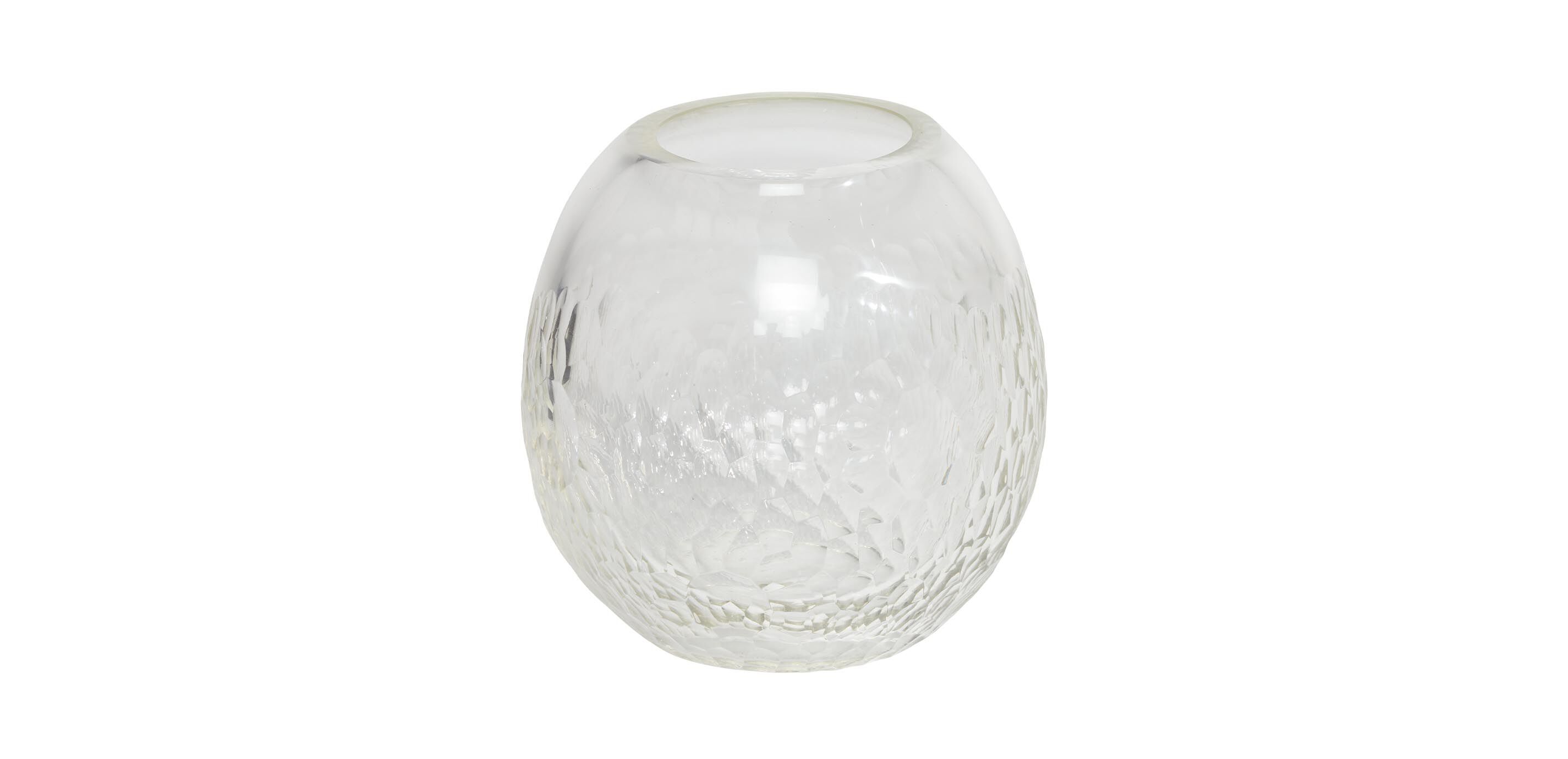 Naveah Clear Cut-Glass Vase