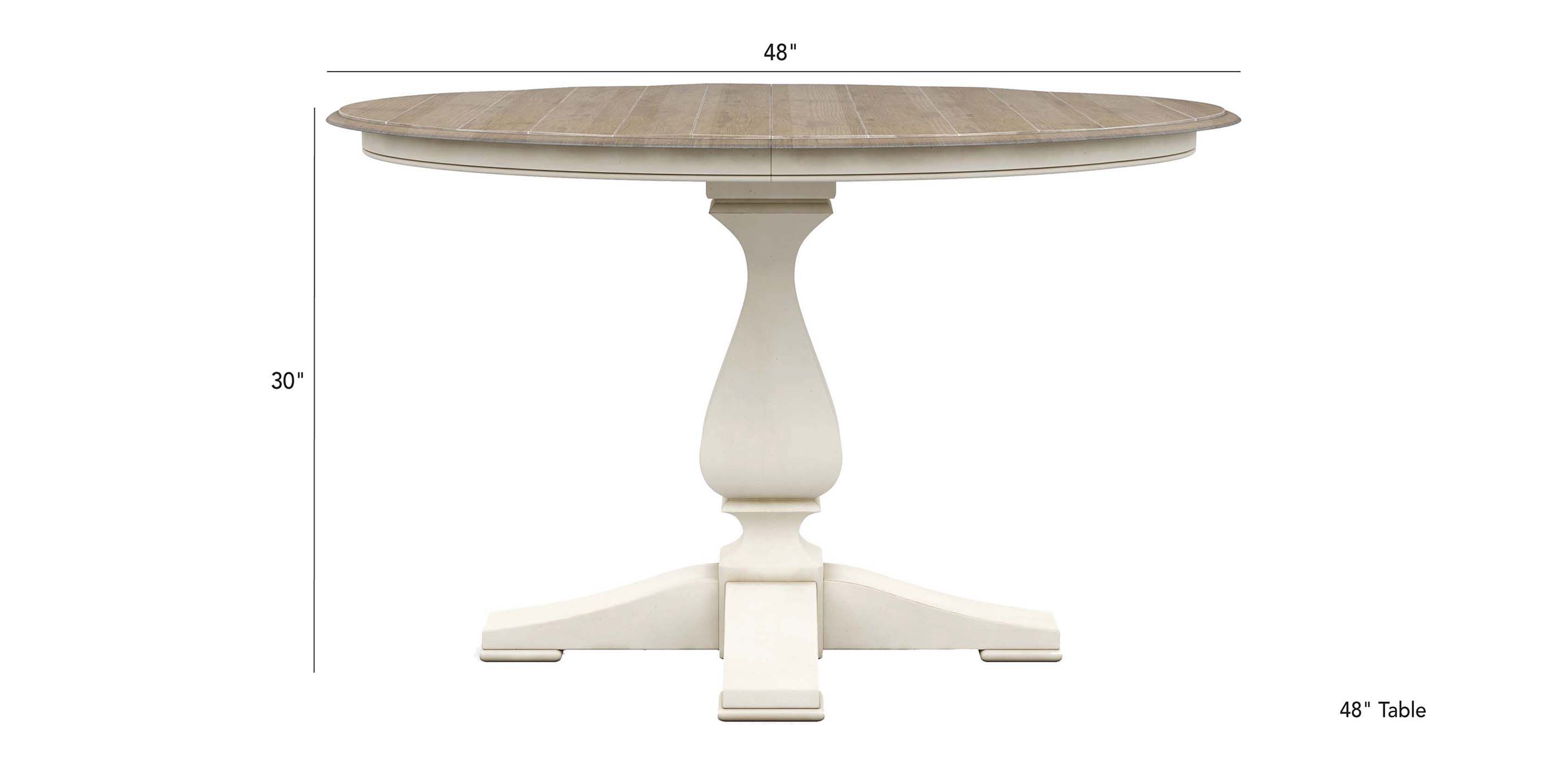 Cameron Rustic Round Dining Table_3