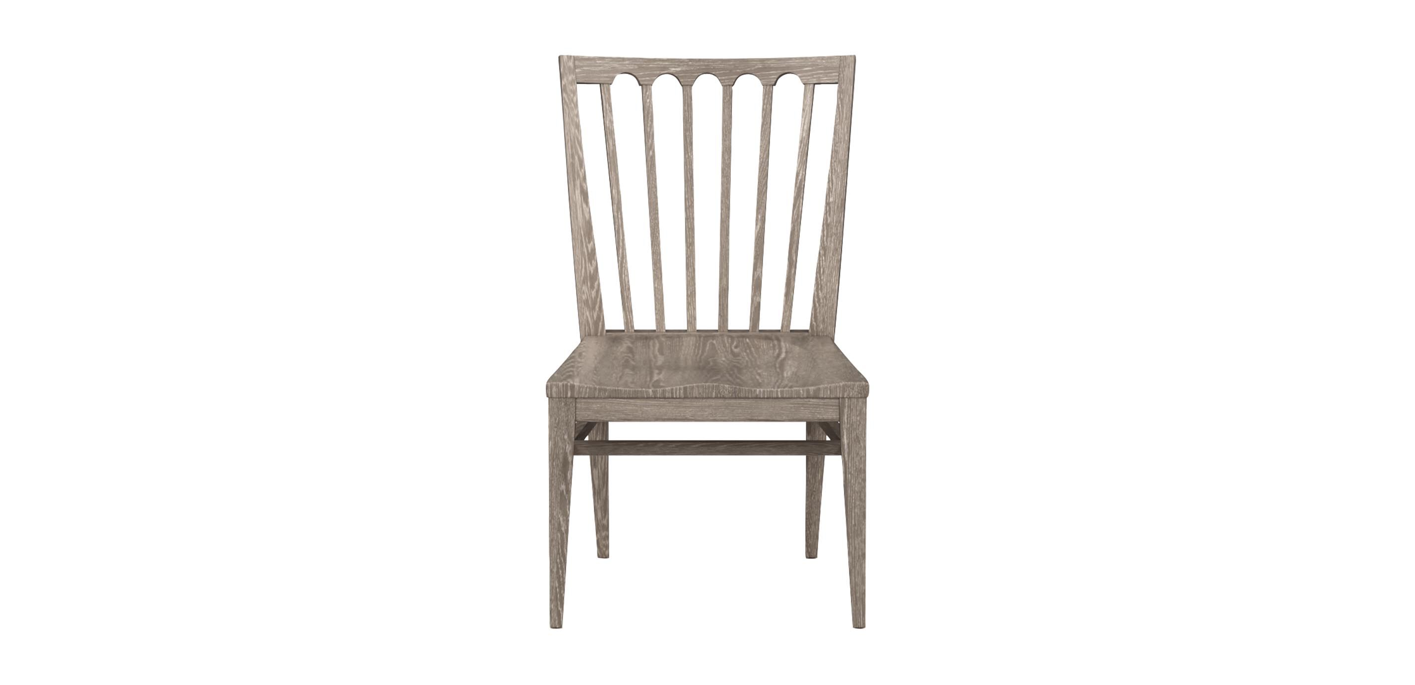 Benham Dining Side Chair, Wood Seat