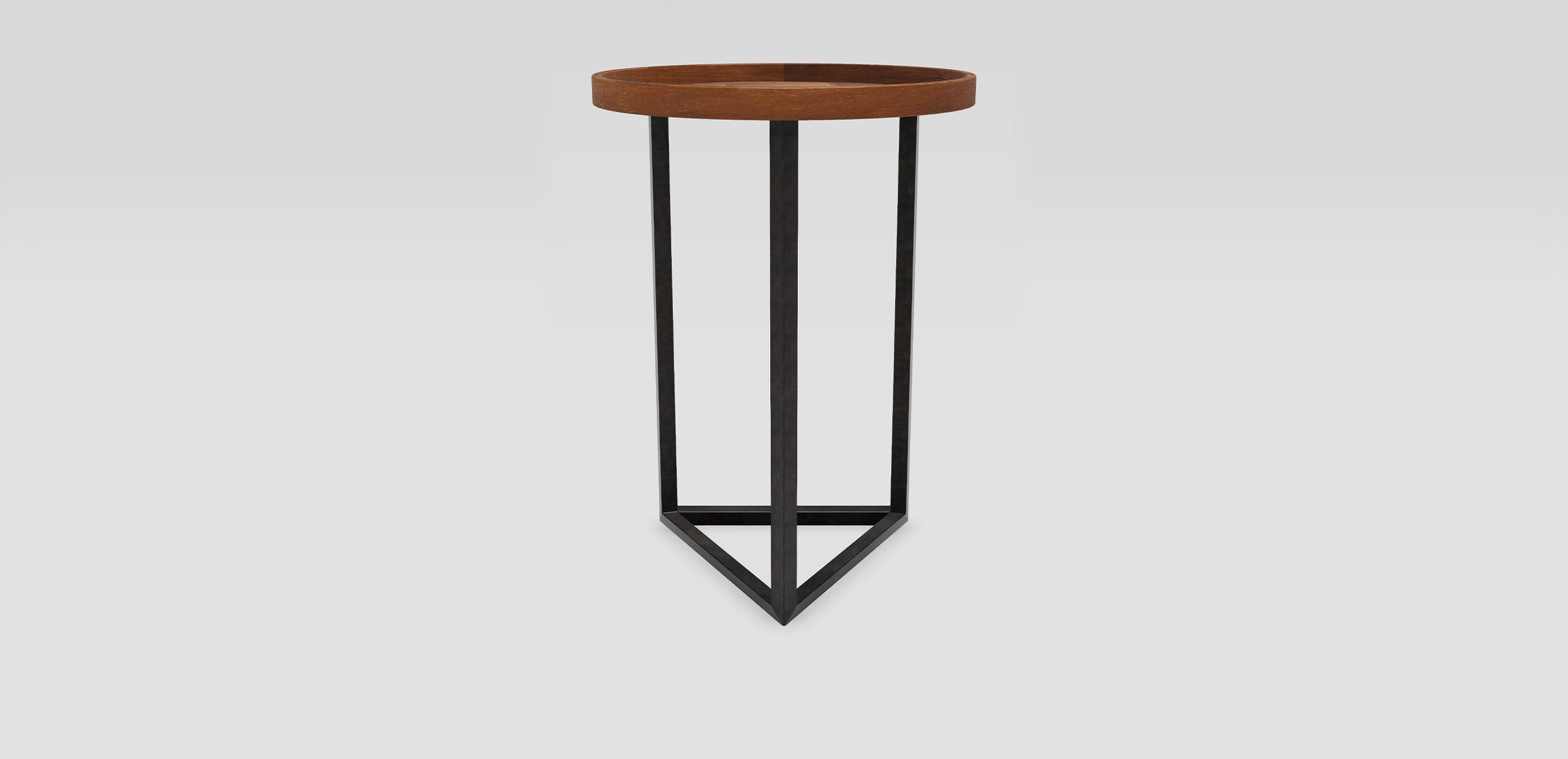 Bolton Round Wood Accent Table 1