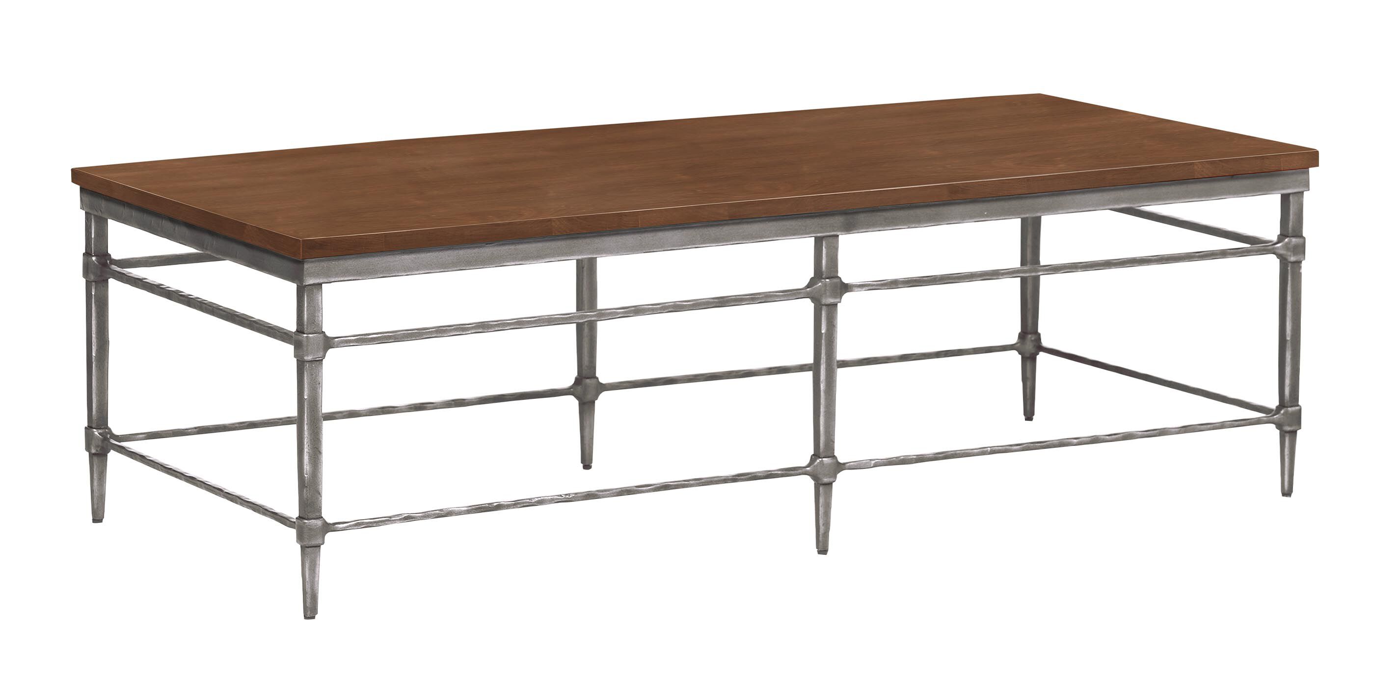 Vida Rectangular Wood-Top Coffee Table_1