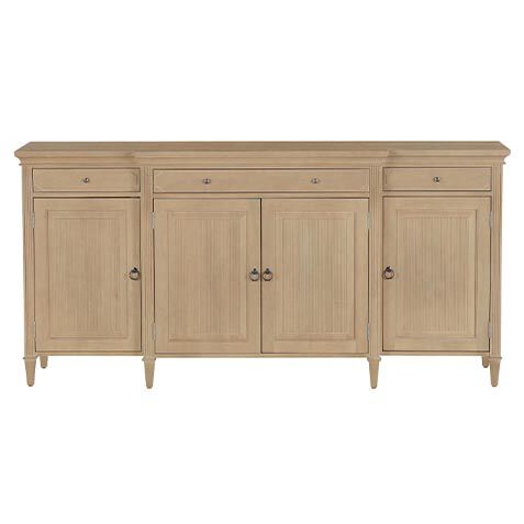 Davos Four-Door Wood Buffet with Breakfront Detail image