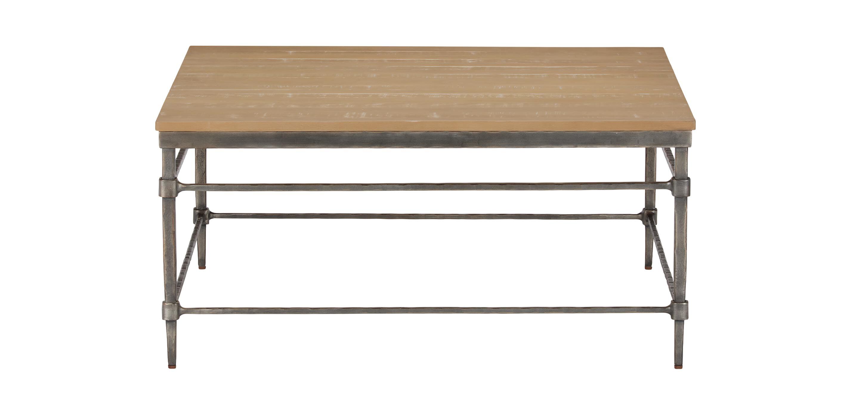 Vida Square Wood-Top Coffee Table