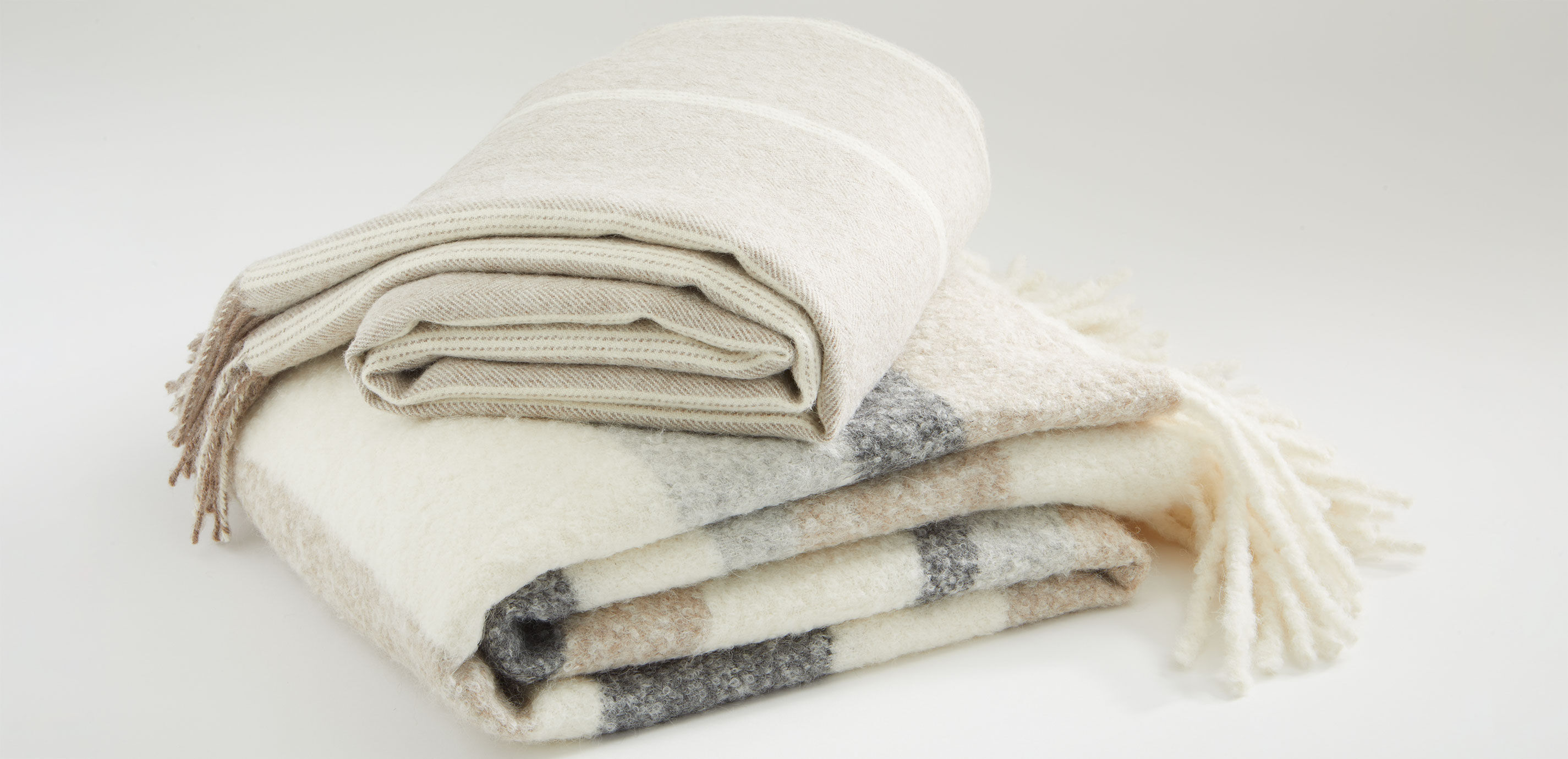 Herringbone Stripe Alpaca Throw_5