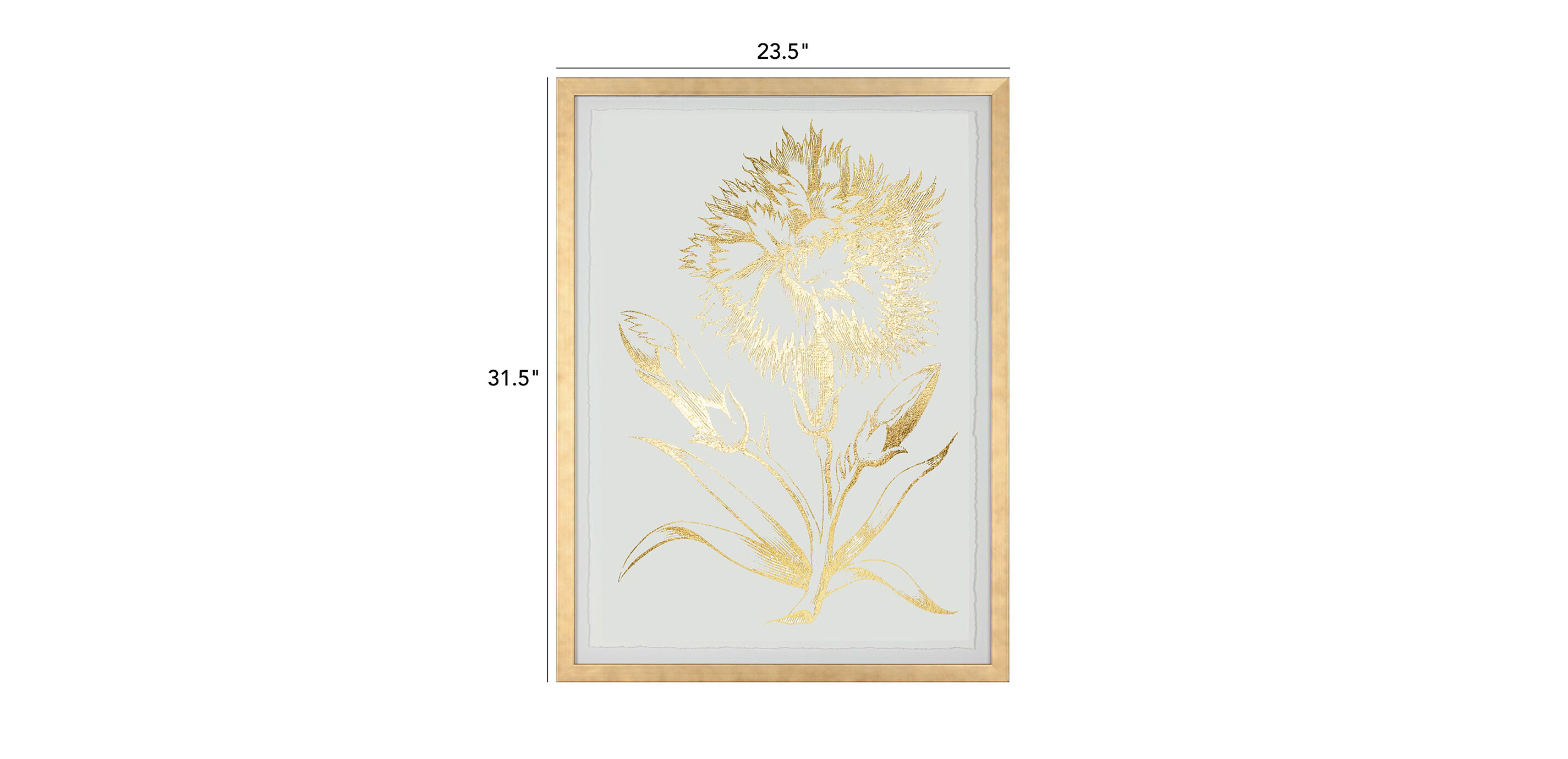 Gold Foil Floral II_1