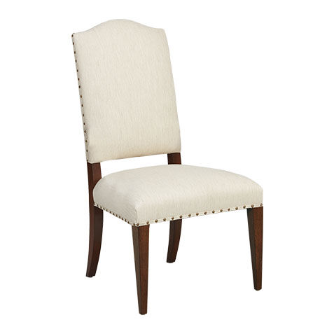 Hadley Dining Side Chair: Serpentine Back, Tapered Leg image