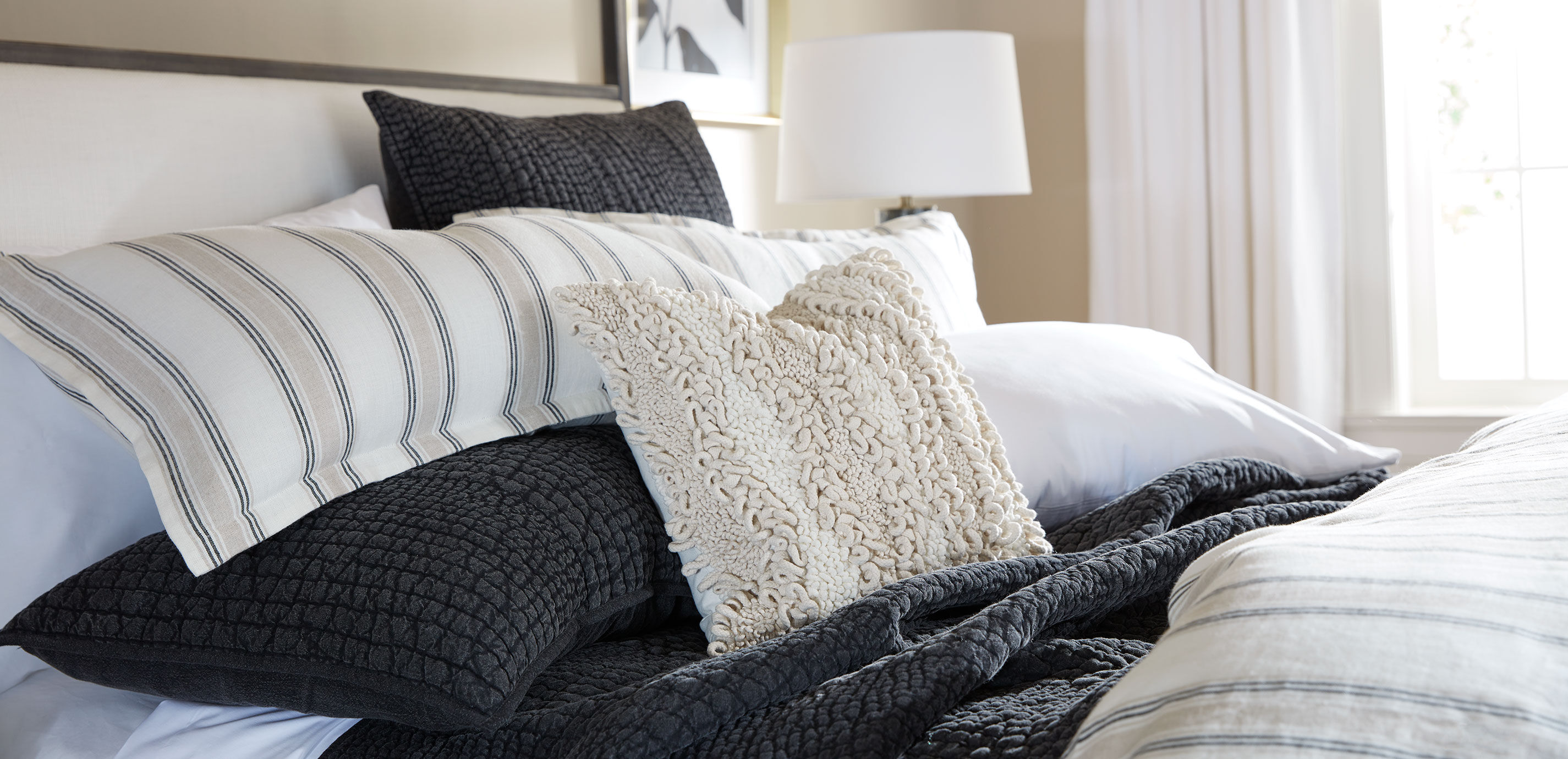 Washed Linen Stripe Sham_2