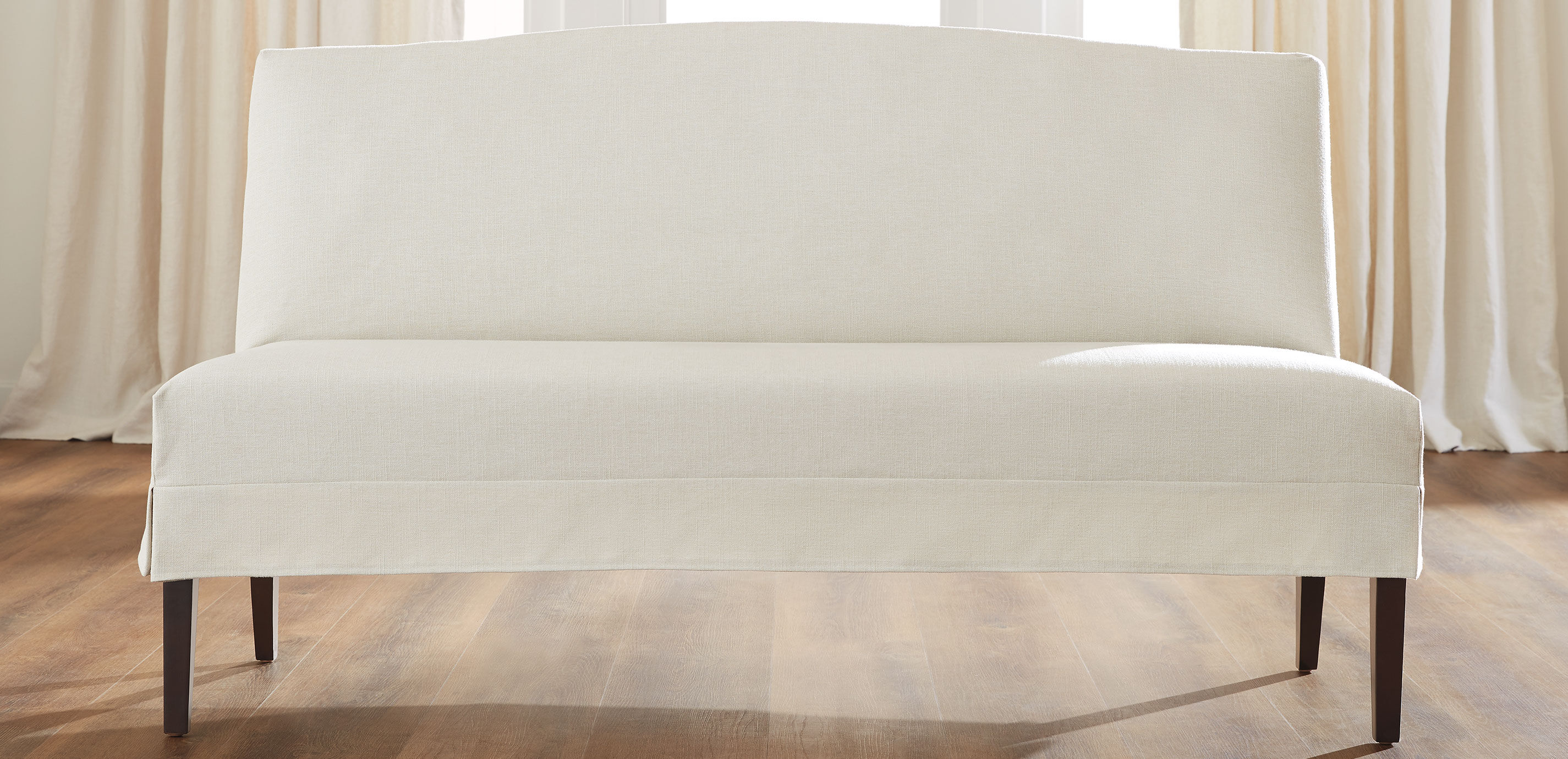 Cassian Slipcovered Dining Bench_6