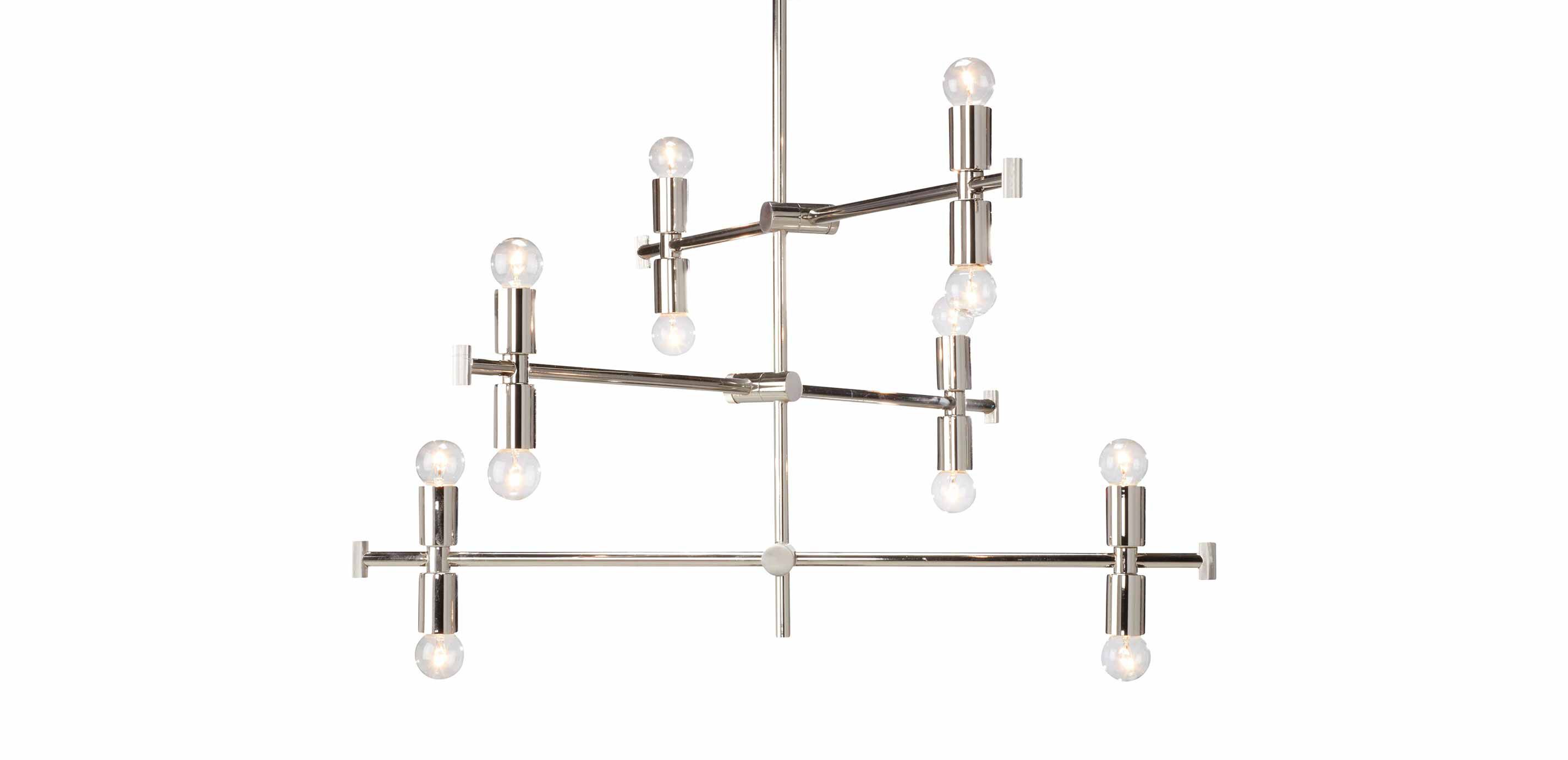 Cullen 12-Light Chandelier, Polished Nickel_1
