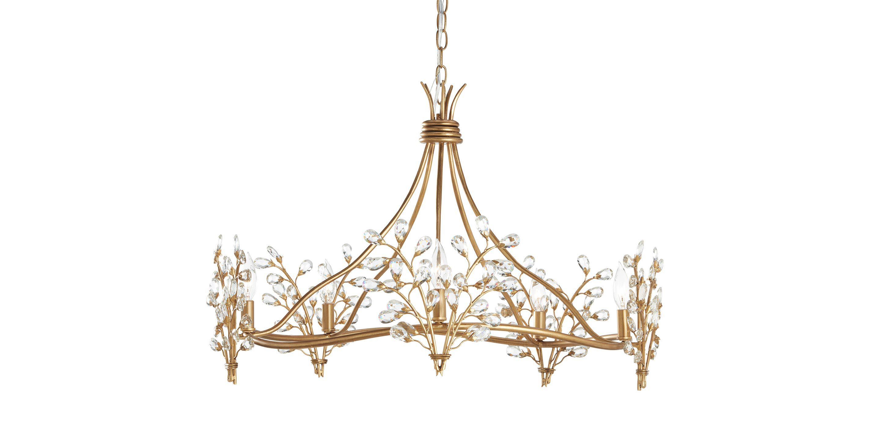 Clara 5-Light Round Crystal Chandelier