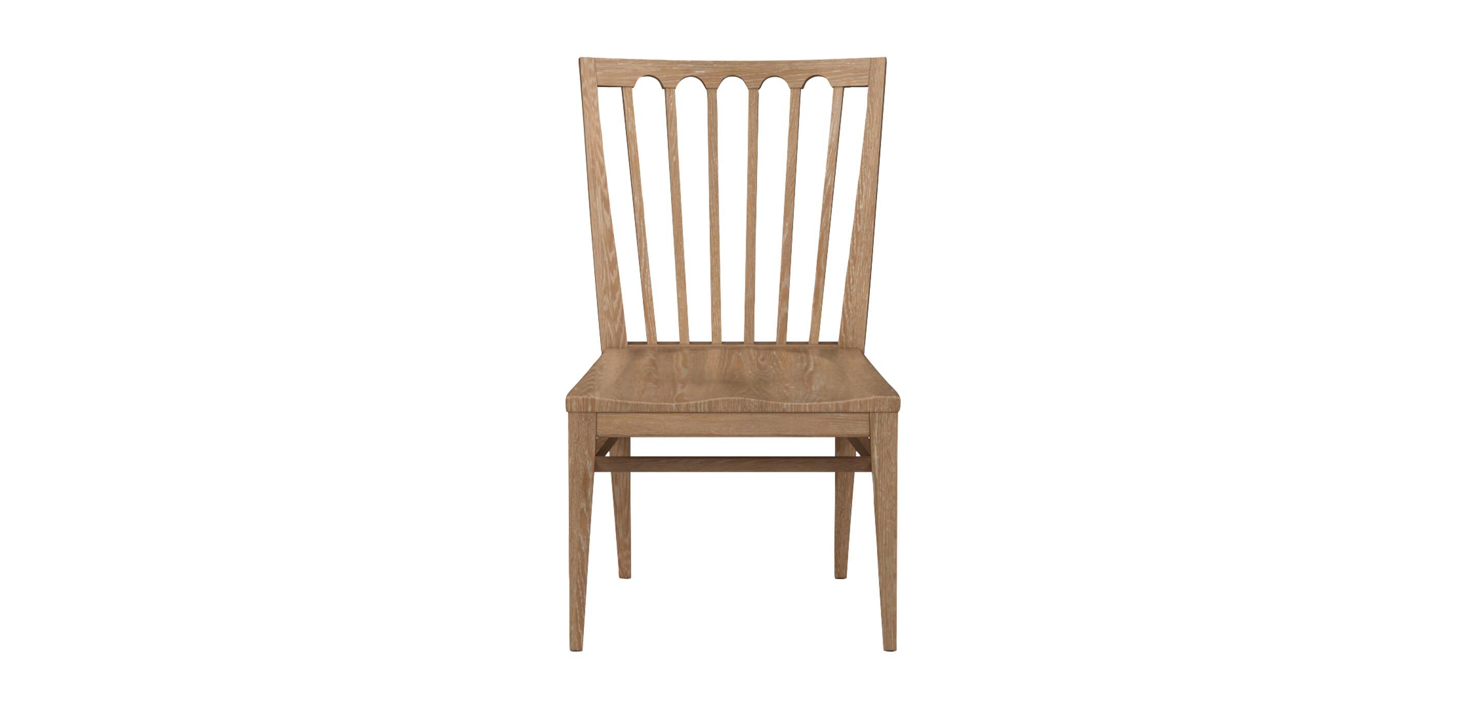 Benham Dining Side Chair, Wood Seat