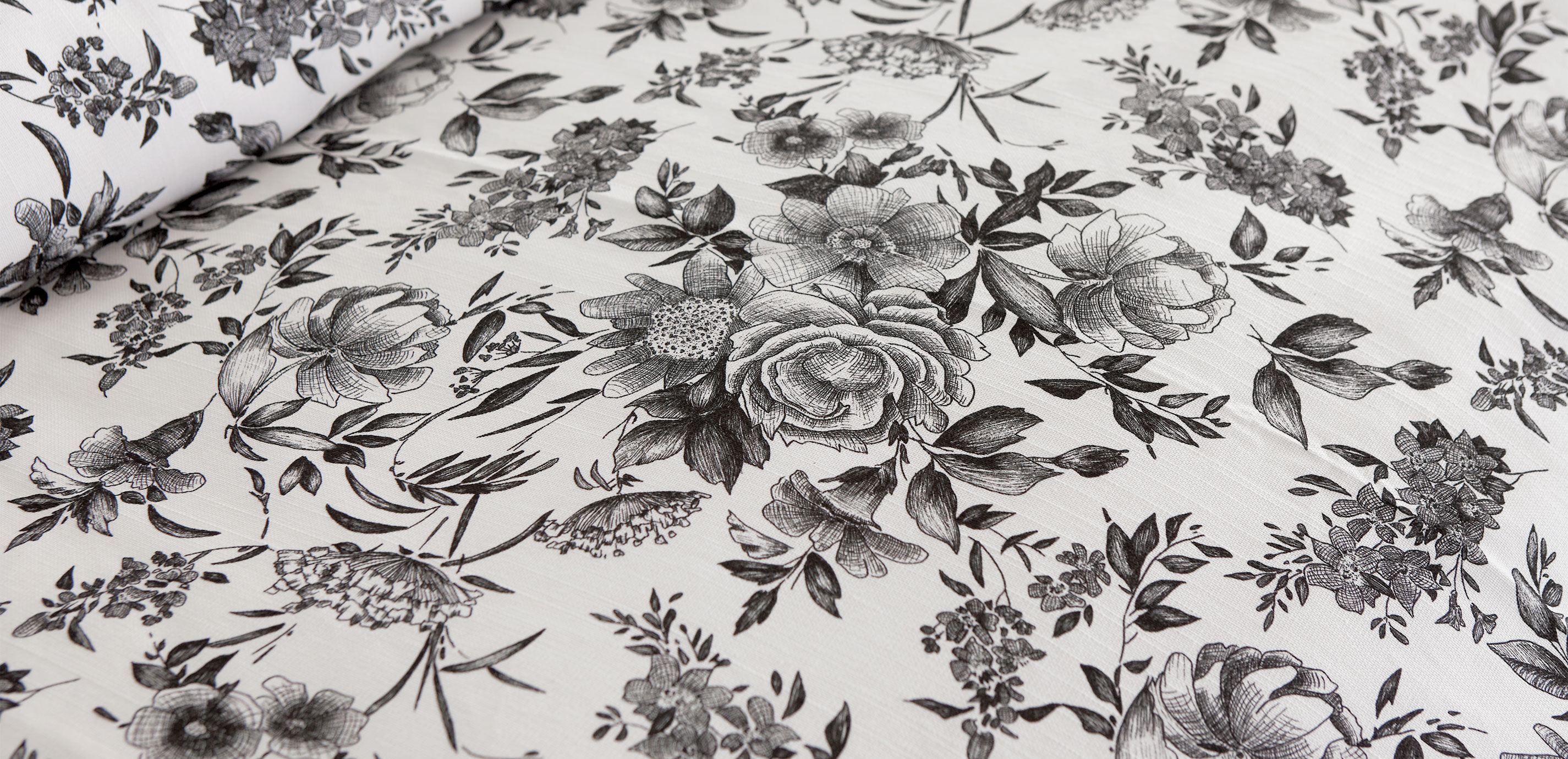 Black & White Printed Duvet Cover Set_4