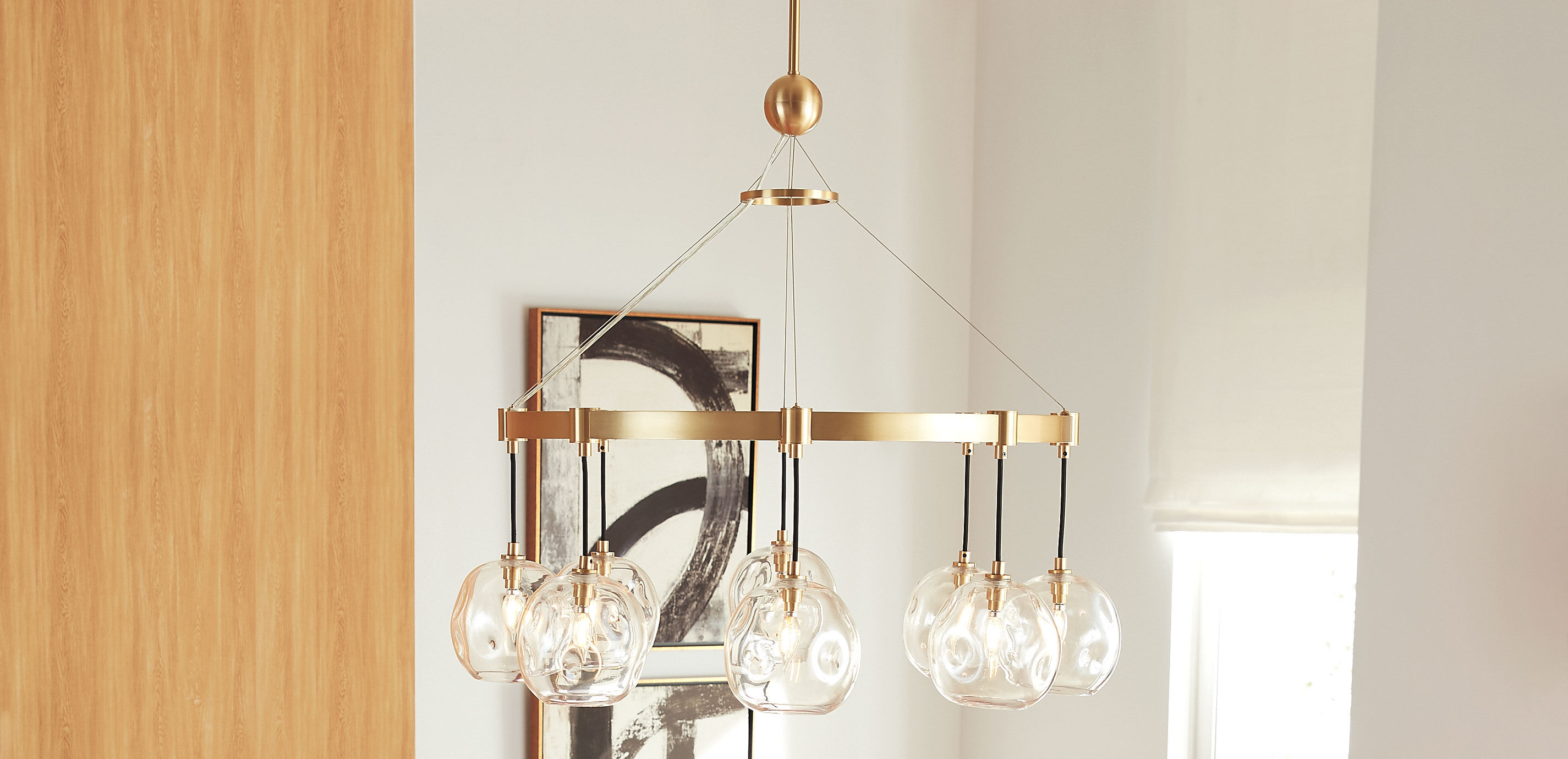 Levy Glass Globe Chandelier_5